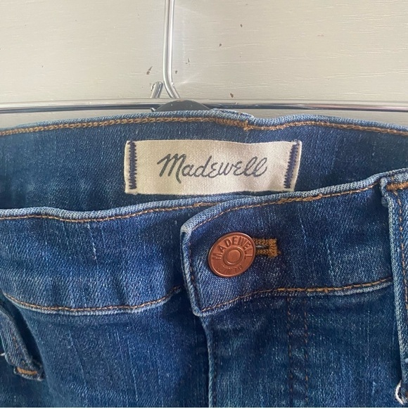 Madewell 9" High-Rise Skinny Jeans in Paloma Wash Raw-Hem Edition - Picture 3 of 7